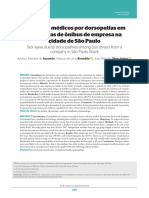 NR 07 - Atestados Médicos Por Dorsopatias em Motoristas de Ônibus