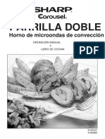 Parrilla Doble: Horno de Microondas de Convección