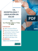 T1 - Ley de Seguridad y Salud en El Trabajo Ley 29783