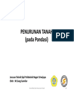 Penurunan Tanah 2022