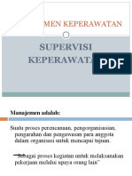 Manajemen Keperawatan Supervisi