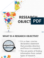 RESEARCH-OBJECTIVES