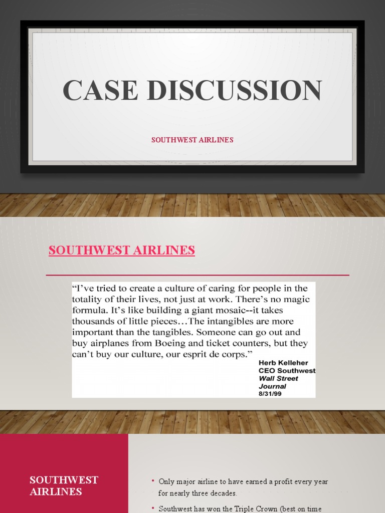 Case Discussion Southways PDF Southwest Airlines Employment