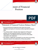 Statement of Financial Position