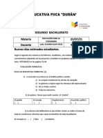 Evaluacion Formativa 2do