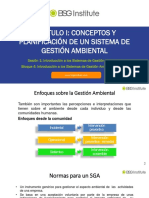 Introducción a los conceptos y normas básicas de los Sistemas de Gestión Ambiental