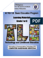 Grade-8-K To 12 Entrep-Based PC Hardware Servicing Learning Module