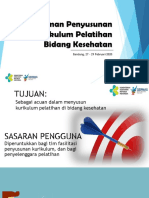 Pedoman Penyusunan Kurikulum Pelatihan Bidang Kesehatan OK