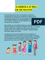 El Desarrollo Del Ser Humano