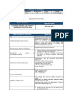 Linea de Base - Diccionario - EDT