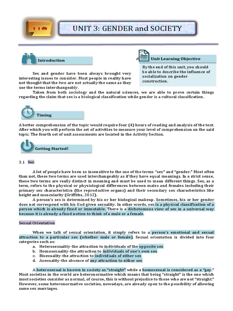 Understanding Sex and Gender Differences | PDF | Transsexual | Gender