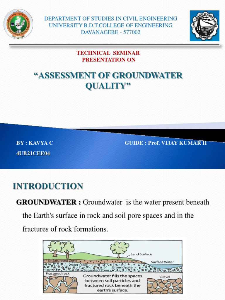 Assesment of GWQ PDF Magnesium Water Quality