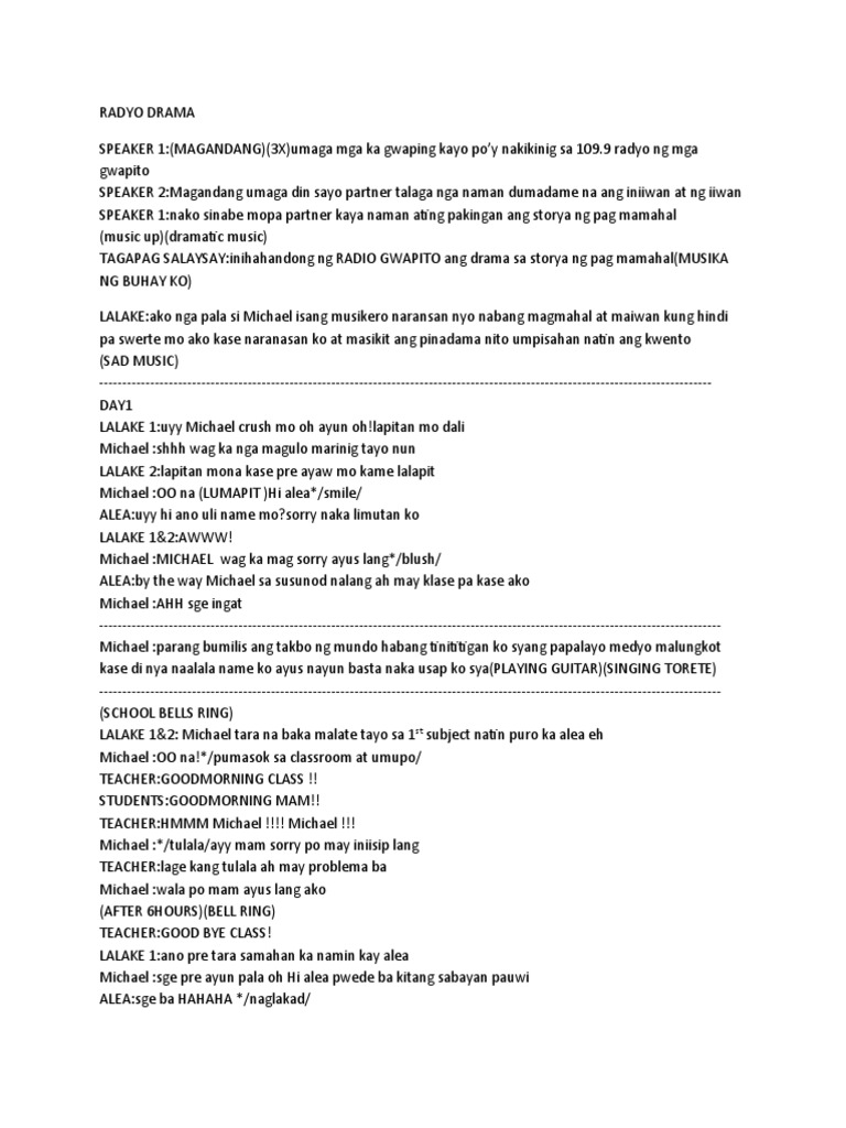 Radyo Drama | PDF