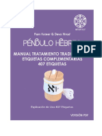 Manual Del Péndulo Hebreo 407 Etiquetas