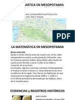 La Matemática en Mesopotamia