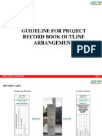 Guideline For Outline Arrangement of Project Record Book