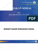 Kebijakan Sosial: Oleh Rizza Arge Winanta, S.A.P., M.Si