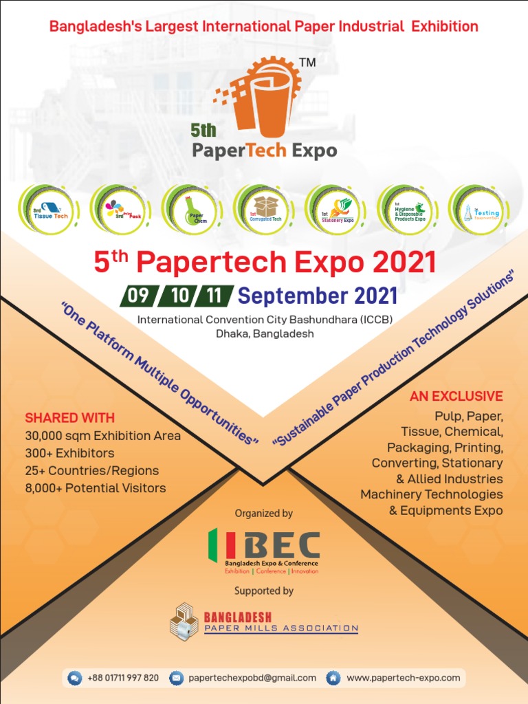 Brochure Papertech Expo | PDF | Paper | Adhesive