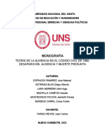 Desaparición, Ausencia y Muerte Presunta: Análisis y Críticas