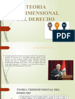 Teoría tridimensional del Derecho: valores, normas e historia