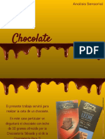 Chocolate - Analisis Sensorial