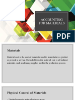 Module 2 Accounting For Materials