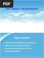 The Turbo C Environment