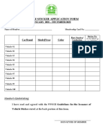 Vehicle Sticker Application Form 2021 2022 Web