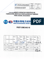 Poet - 19 - 043 - Rev.1 - Procedimiento de Fabricacion y Montaje Tuberia Caudal Ecologico