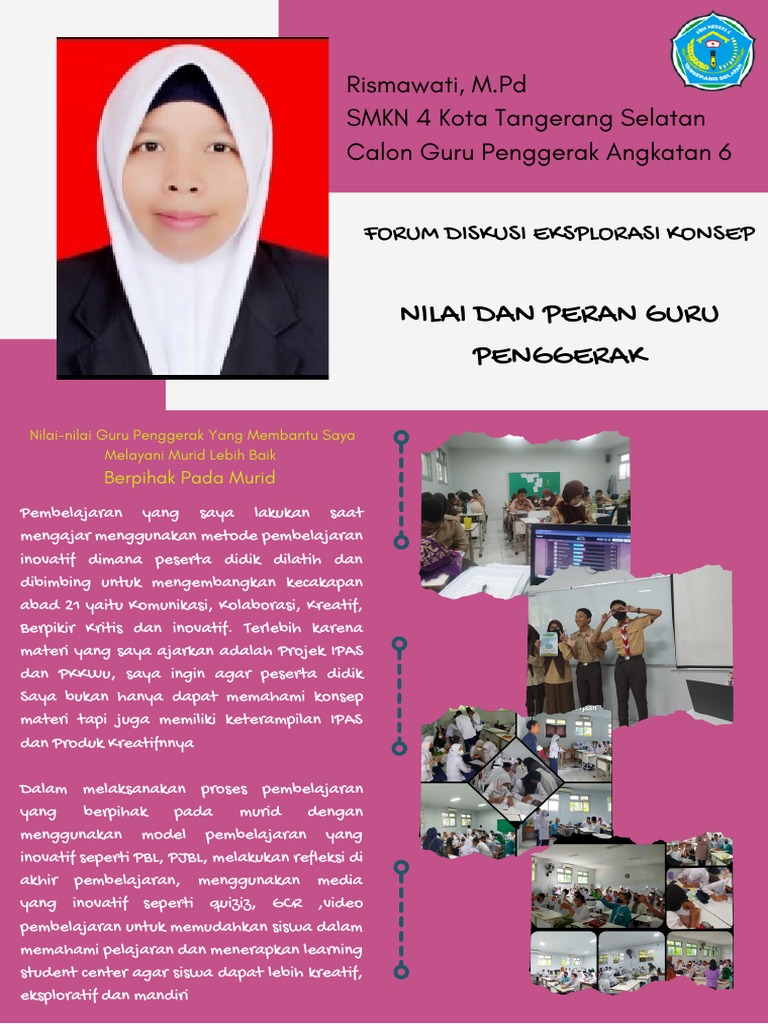 Peran Guru Penggerak dalam Pembelajaran Inovatif | PDF | Karier ...