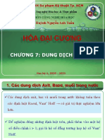 Chương 7 - Dung dịch điện ly