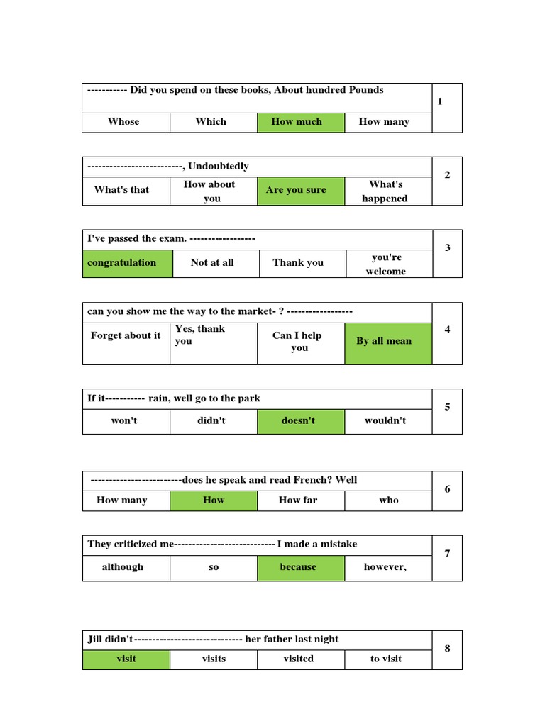 5 Grammar Pdf Pancake Food And Drink