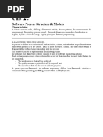 Unit II Software Process Structure & Models