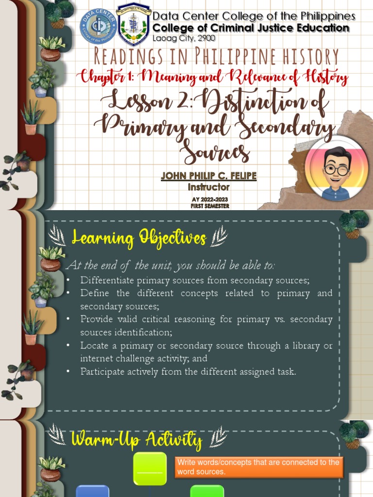 Primary vs. Secondary Sources Explained | PDF | Primary Sources ...