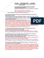 2022 May-June IGCSE (Senior Two) Revision - 02 Ammonia and Nitrates (25-04-2022)