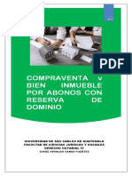 Compraventa Con Reserva de Dominio y Representaciónes de Mandatario y Gerente Ampliado