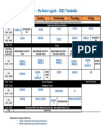 3C - ANNIE LYNCH - 2022 DL Timetable