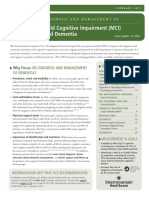 Mild Cognitive Impairment (MCI) and Dementia CPM