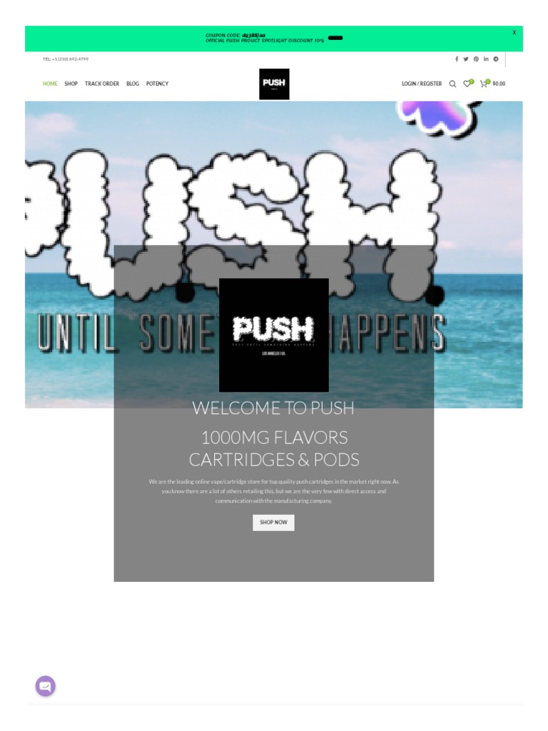 Push Carts Vape PDF Electronic Cigarette Coupon