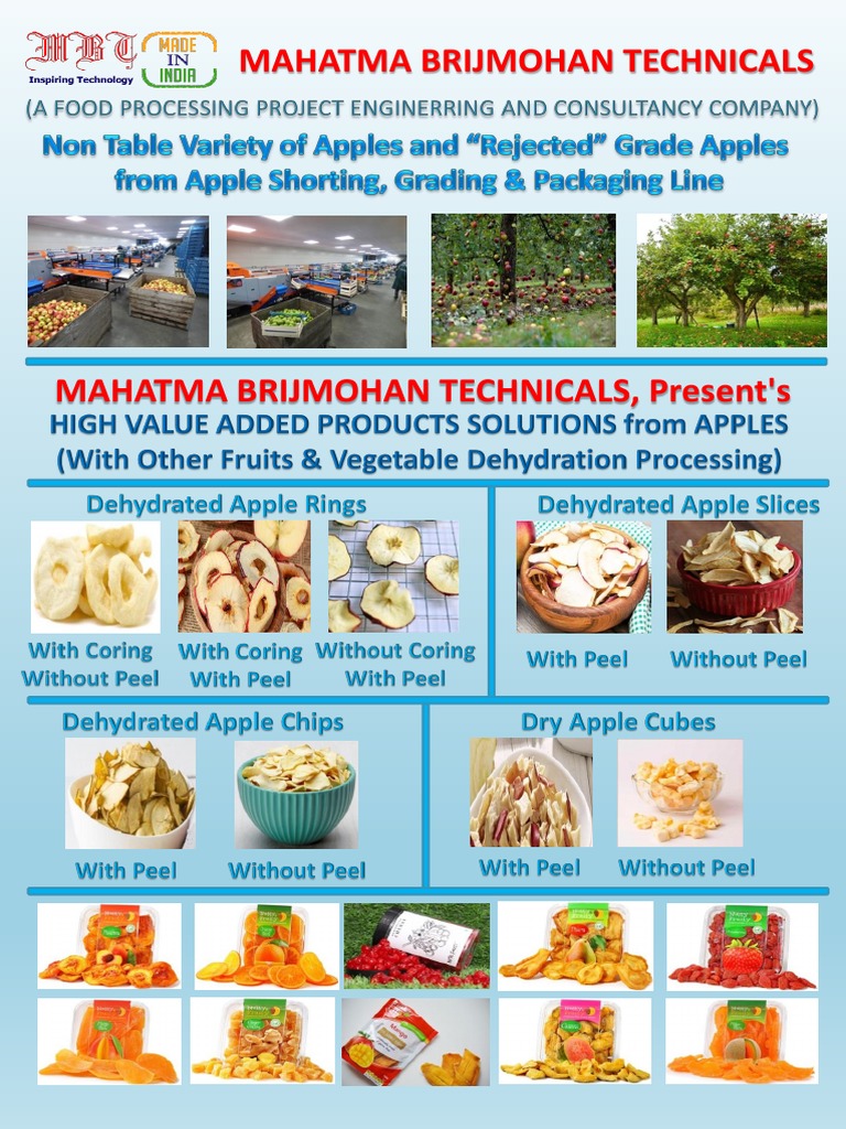 Apple Dehydration Solution by MBTIndia Product CatalougeRev PDF