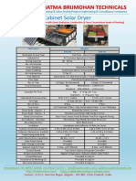 MBT-India - Cabinate Solar Dryer