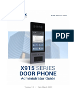 Akuvox X915 Series Door Phone Administrator Guide