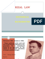 Process of Rizal Law