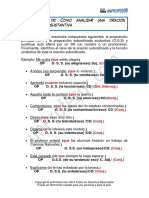 Solucion Como Analizar Una Oracion Subordinada Sustantiva 949