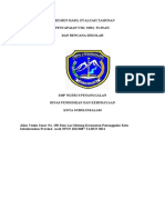 Dokumen Hasil Evaluasi Tahunan Pencapaian Visi, Misi Madrasah