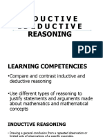 Lesson 1 - Inductive & Deductive Reasoning (Midterm Coverage)