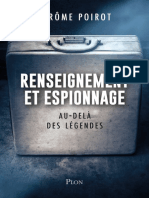 Renseignement Et Espionnage (Jérôme Poirot)