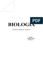 Biologia - Skrypt Dla Studentów Medycyny