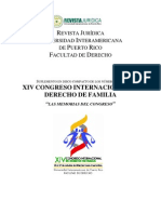 Revista Xiv Congreso Internacional de Derecho de Familia