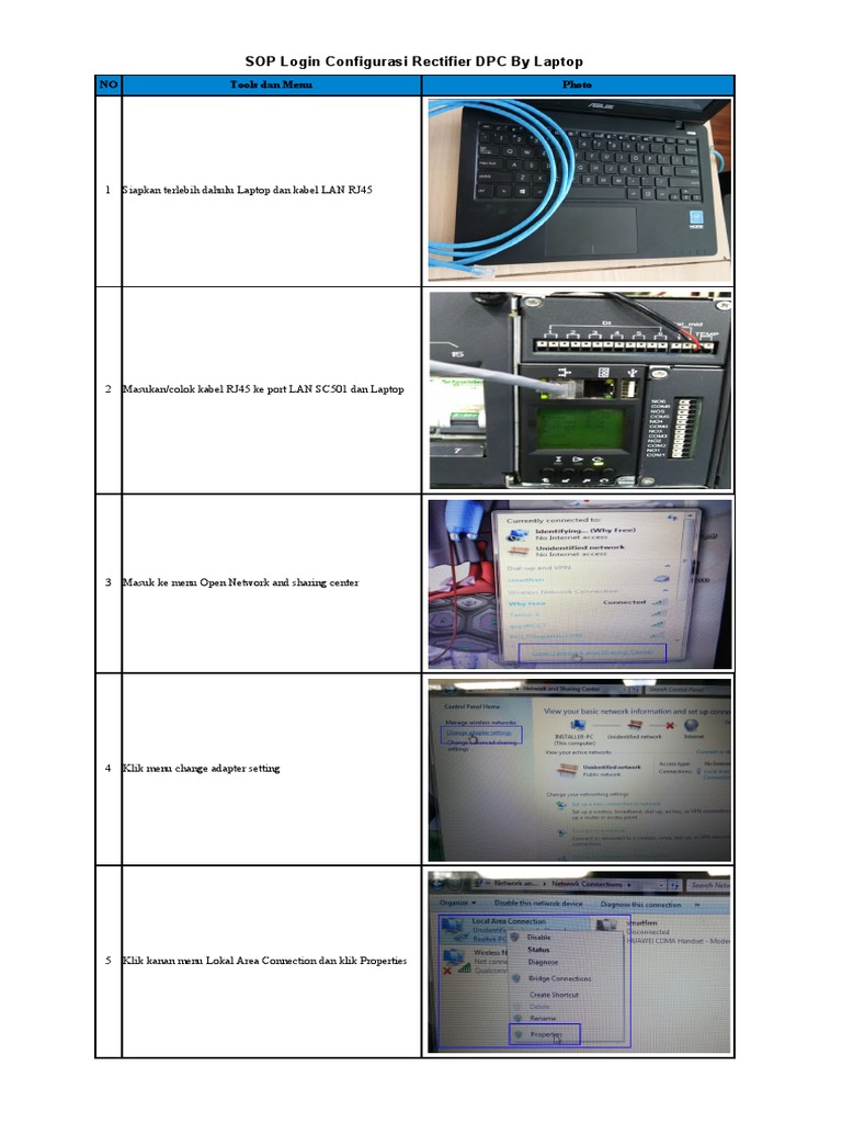 SOP Login Rectifier DPC via Laptop | PDF